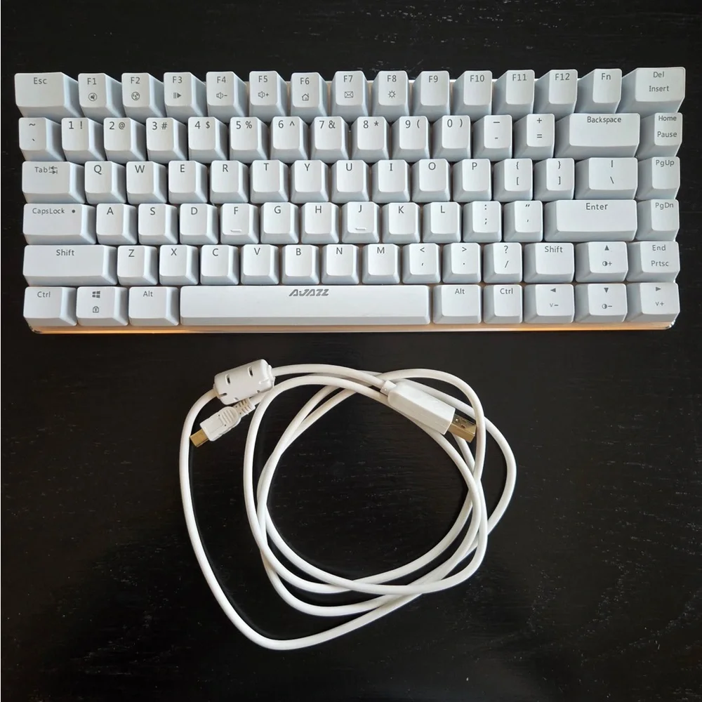 AJAZZ AK33 Geek keyboard White Keyboard